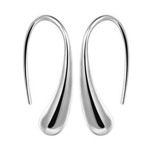 New Water Drop Style 925 Silver Earrings.